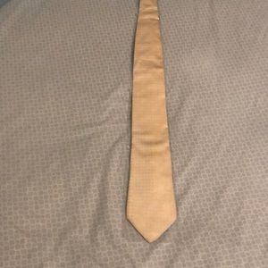 Hermès H faconnee tie preowned yellow